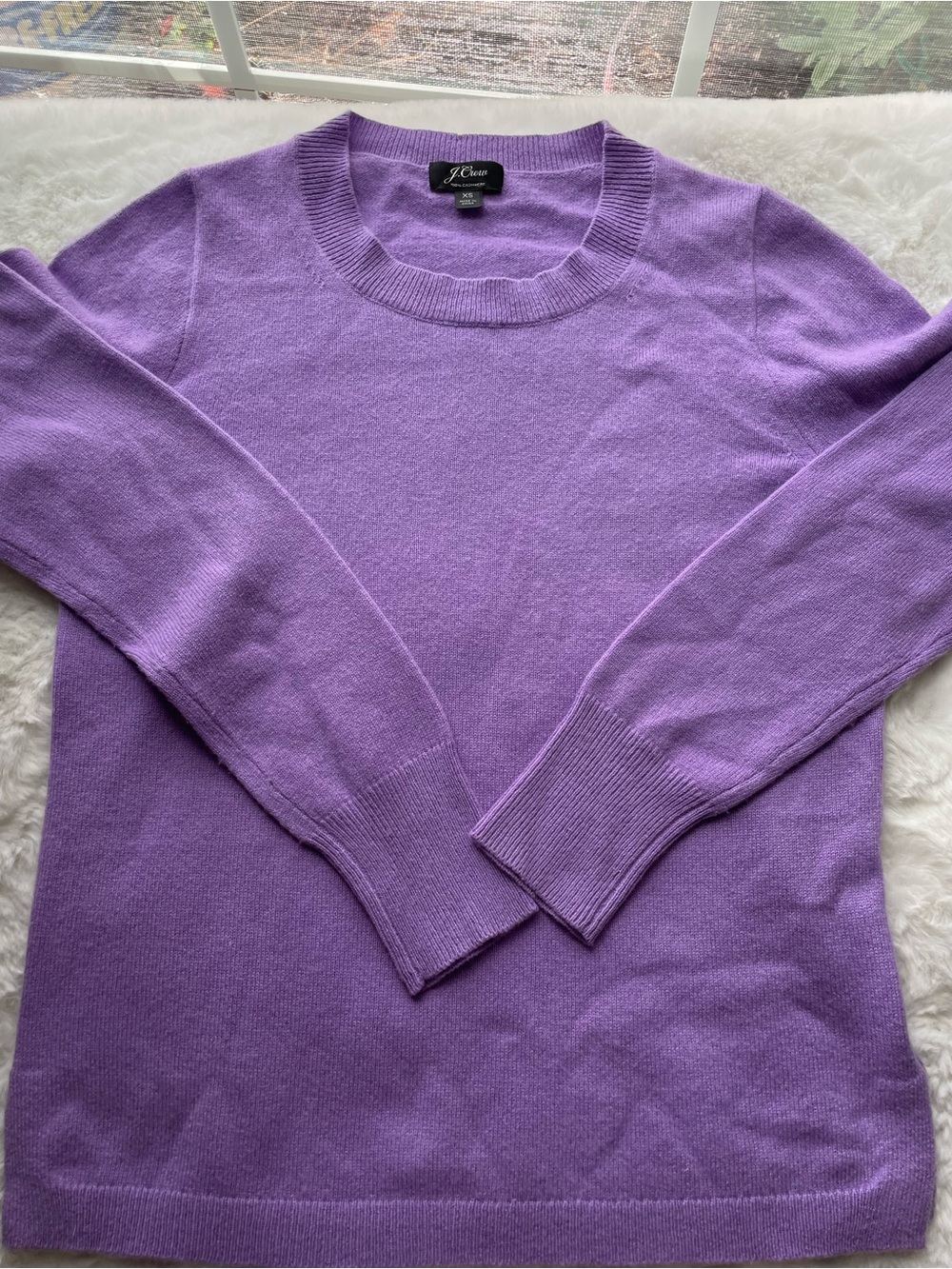 J. Crew Lavender Crewneck Sweater